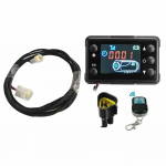 12V 5KW &Otilde;hk-diiselk&uuml;tteseade LCD-monitori l&uuml;liti juhtkontrolleri plaat pikenduskaabliga auto, kaubiku, matkaauto jaoks platoomudel C5V3