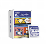 &Uuml;hekordselt kasutatavad prillide, l&auml;&auml;tsede ja telefoniekraanide puhastuslapid 100 packs per box