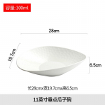 Ebakorrap&auml;rane keraamiline &otilde;htus&ouml;&ouml;gitaldrik valge nuudlikauss puuviljataldrik salatikausid supikauss magustoidukausid dim sum taldrikud taldrik suupistusalus