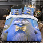 3D-prinditud anime Grizzy ja lemmingid Voodipesukomplekt &Uuml;heinimese Twin T&auml;iskasvanu Queen King Suuruses Voodikomplekt T&auml;iskasvanu Laste Magamistoa Tekikoti Komplektid EU Single 135x200cm