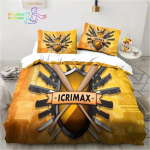 Icrimax 3D Prinditudiga Voodipesukomplekt &Uuml;hekohaline Kaksik T&auml;issuurus Queen-suurus King-suurus Voodikomplekt T&auml;iskasvanud Laps Magamistuba EU Single 135x200cm
