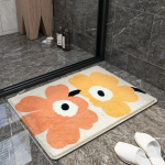 Imav matt vannitoaukse jaoks Vannitoaukse matt Armas libisemiskindel matt majapidamise jaoks Vaip Uksematt ukse jaoks 50 * 80cm [Imitation Cashmere Thick]