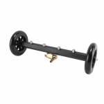 Survepesuri ja auto veermiku puhastusvahendi vesihari 7 otsikuga kaheotstarbeline roostevaba teras 4 nozzles must