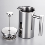 Kohvimasin French Press Roostevabast terasest Espresso kohvimasin Kahekordse seinaga isoleeritud Kohvi-teekann filtriga 1000ml 350ml