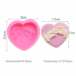 K&auml;sik&auml;es s&otilde;rmuse-s&uuml;damevormiga Armastus-s&uuml;dameroosid Tee-seda-ise S&otilde;brap&auml;evakingitus s&otilde;brannadele Kingituskoogivorm helekollane v&auml;rv