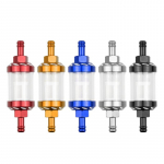 Uus mootorratta bensiinifilter Alumiiniumisulam Modifitseeritud tarvikud Vase filtri element 8mm Bensiini&otilde;li tass &Otilde;lifiltri &otilde;litass