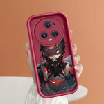 Pehme silikoonist ruudukujuline redelprintimise mustriga telefoni korpus, t&auml;iskaanega kaamera p&otilde;rutuskindel kummist &uuml;mbris Huawei Honori jaoks Honor 50 Pro pruun