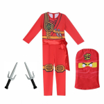 Cosplay T&auml;iskasvanute Viimane Rollim&auml;ngu Kost&uuml;&uuml;m Kombinesooni Komplekt Halloweeni J&otilde;ulupeo Ninjat Superkangelase Komplekt 140 red