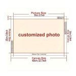 Isiklik pilt Teemantmaal Fotod Kohandatud T&auml;is &Uuml;mmargused Rhinestones Teemanttikand Pulmad Kodu Kaunistus Kingitus 30x40cm