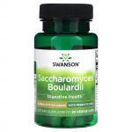 Swanson, Saccharomyces Boulardii with Prebiotic MOS, 5 billion CFU, 30 Veggie Capsules