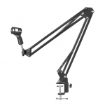 35-tolline konsooliga mikrofoni- ja telefonialus, 360&deg; p&ouml;&ouml;ratav, kokkupandav disain, metallklamber 35 Microphone Boom Stands