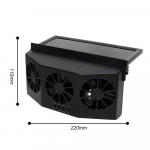 Uus P&auml;ikeseenergial t&ouml;&ouml;tav Auto Jahutusventilaator Radiaatori Ventilaator Akna Ventilatsioon Radiaator V&auml;ljat&otilde;mbeventilaator Auto Elektriseadmete jaoks valge