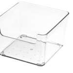 Sahtlite hoiualused Vastupidav l&auml;bipaistev plastikust sahtlite hoiukast v&auml;ikese ruudu k&ouml;&ouml;gi jaoks Small Square Box