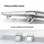 Kaasaskantav Invisible Mini s&uuml;learvuti alus ja jahutusrest single gear h&otilde;be