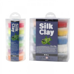 16 p&acirc;tes &agrave; modeler Silk Clay