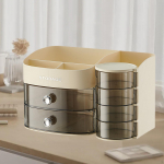 Cosmetic Storage Container for Makeup And Stationery on Desk