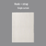 Kahepoolne magnetiline kokkupandav du&scaron;ikardin: T&ouml;&ouml;riistadeta, N&auml;htamatu, Veekindel, Hallituskindel Vannitoa Vahesein. Wall width 210-230 (curtain width 260, height 200)