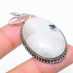 Rainbow Moonstone Handmade 925 Sterling Silver Jewelry Pendant 2.09 p4q87