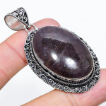 Sunstone In Lolite Handmade 925 Sterling Silver Gift Pendant 2.40 v5p26