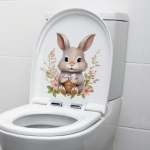 Creative Realistic Cute Cat Vision 3D WC kleebis L&otilde;bus Loomade Vannitoa WC kaane Decor Isekleepuv PVC Veekindel maal
