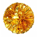 1 tk plastikust kahe auguga k&auml;epidemega Cheerleader Pom Poms Metallic Streamer Club Sport A1