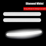 10 tk/kott Ohutushoiatus &Ouml;ine helkurkleebis auto mootorratta kiivri tahavaatepeegli helkurkleebis kaane kriimustuskleebis