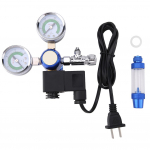 G5/8 Akvaariumi CO2 regulaator Tagasil&ouml;&ouml;giklapp Mullilugeja solenoidiga