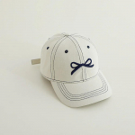 Moodne laste t&uuml;drukute pesapallim&uuml;ts Armas Lihtne Bow School p&auml;ikesevarjum&uuml;ts lastele Kevadsuvi moe peak&uuml;ts 3-8 Year valge