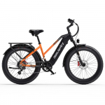 Dukawey DM530 1000W mootor 52V 20Ah aku 26&rdquo; paksud rehvid E-maastikuratas 52V 1000W 20Ah oranž
