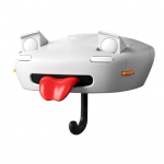 Retro Car Key Holder Easy to Install Wall Mount Car Headlights Keychain Holder Key Hanger Room Accessories Without Light valge