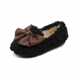 Talvine uus soe t&uuml;drukujalats, mugavus, lisatud sametist lapse tossud, stiilsed printsess, mitmek&uuml;lgsed vabaajajalatsid, pehmed lihtsad puuvillased kingad 21insole13.5cm
