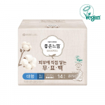 Vali 1 4 t&uuml;&uuml;bist Good Feel pleegitamata orgaanilise puuvilla h&uuml;gieenisidemeid (keskmine / suur / &uuml;lipikk / lainer) Bleaching-free liner long 27P