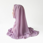 Malaisia &Uuml;hev&auml;rviline Etniline Stiil Satiinist Pikk Sall Monokroomne P&auml;rl &Scaron;ifoonist Peapael 170*70cm