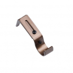 Reguleeritav raudakna kardinapuu kronsteini hoidik Drape Bar Fikseeritud konksuklamber