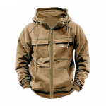 Uued meeste s&uuml;giskapslid dressipluusid vabaaja kapuutsiga jakk meestele talvemantlid XL kohv