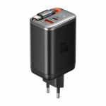 2-in-1 Laadija USB-C+A Mcdodo Ch-4100 67W Gan, Kaabel USB-C 65cm, Must