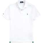 Polo Ralph Lauren SS20 Logoga Tikitud L&uuml;hikeste Varrukatega Polo S&auml;rk Meeste topid Valge 710804077-018 XL