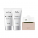 DALBA Waterfull Essence Sun Cream SPF50+ PA++++ 50ml (2 pcs) + Balancing Vegan Gel Cleanser 3ml (5 pcs) Set