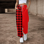 Naiste dressip&uuml;ksid Baggy k&otilde;rge v&ouml;&ouml;kohaga pluss suuruses dressip&uuml;ksid taskutega j&otilde;uludega tr&uuml;kitud p&uuml;ksid naistele XXL vereoranž