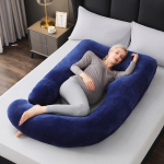 Vau Eemaldatav G-kujuline Raseduspadi Nimmepiirkonna Toega K&uuml;lgmagajatele 155x75x60 cm, 1.8 kg