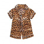 Beebi pidžaamad poiste t&uuml;drukute kaheosalised satiinist magamisriided suvised l&uuml;hikeste varrukatega + l&uuml;hikesed p&uuml;ksid M sinine