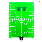 Plastikust Lase Target kaardiplaat rohelise punase Lase Level Plate Laser Sihtm&auml;rgi jaoks roheline