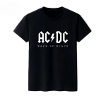 ZX TEE 2025 Uus Rock T-s&auml;rk Mehed ACDC AC B&auml;nd Highway Rock Metal Punk Meeste R&otilde;ivad Tr&uuml;kitud Meeste ja Naiste L&uuml;hikeste Varrukatega T-s&auml;rk S