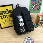 Koolikott Naiste keskkooli seljakott, p&otilde;hikooli&otilde;pilaste seljakott must