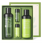 TONYMOLY The Chok Chok Rohelise Tee Niisutav 2-osaline komplekt | Niisutav toonik ja losjoon 1 set