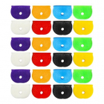 24/32/40 tk V&auml;rvilised v&otilde;tmekorgid Paindlikud &uuml;mmargused kummist v&otilde;tmekaaned Poolringikujulised v&otilde;tmesildid Majav&otilde;tmete identifikaatorid Paaritu kujuga v&otilde;tmed 24