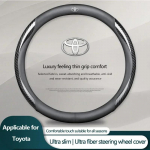 Auto Suede S&uuml;sinikkiust Nahast Roolikate Libisemisvastane Toyota C-hr Prado Rav4 Yaris Hilux Prius Avensis Corolla Camry jaoks