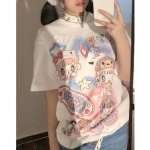 Y2k Harajuku T&auml;navar&otilde;ivad T-s&auml;rgid Naiste Jaapani mood Kawaii Star Multikad Tr&uuml;kitud lahtised s&auml;rgid Topid Pehme Gril Suvine S