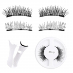 1 paar magnetilised ripsmed komplekt korduvkasutatavad kohevad kunstripsmed ja pintsetid komplekt naturaalsed pikad kiud ripsmepikendused meik