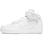 Nike Air Force 1 07 Mid Triple White Naiste Tossud DD9625-100 35.5